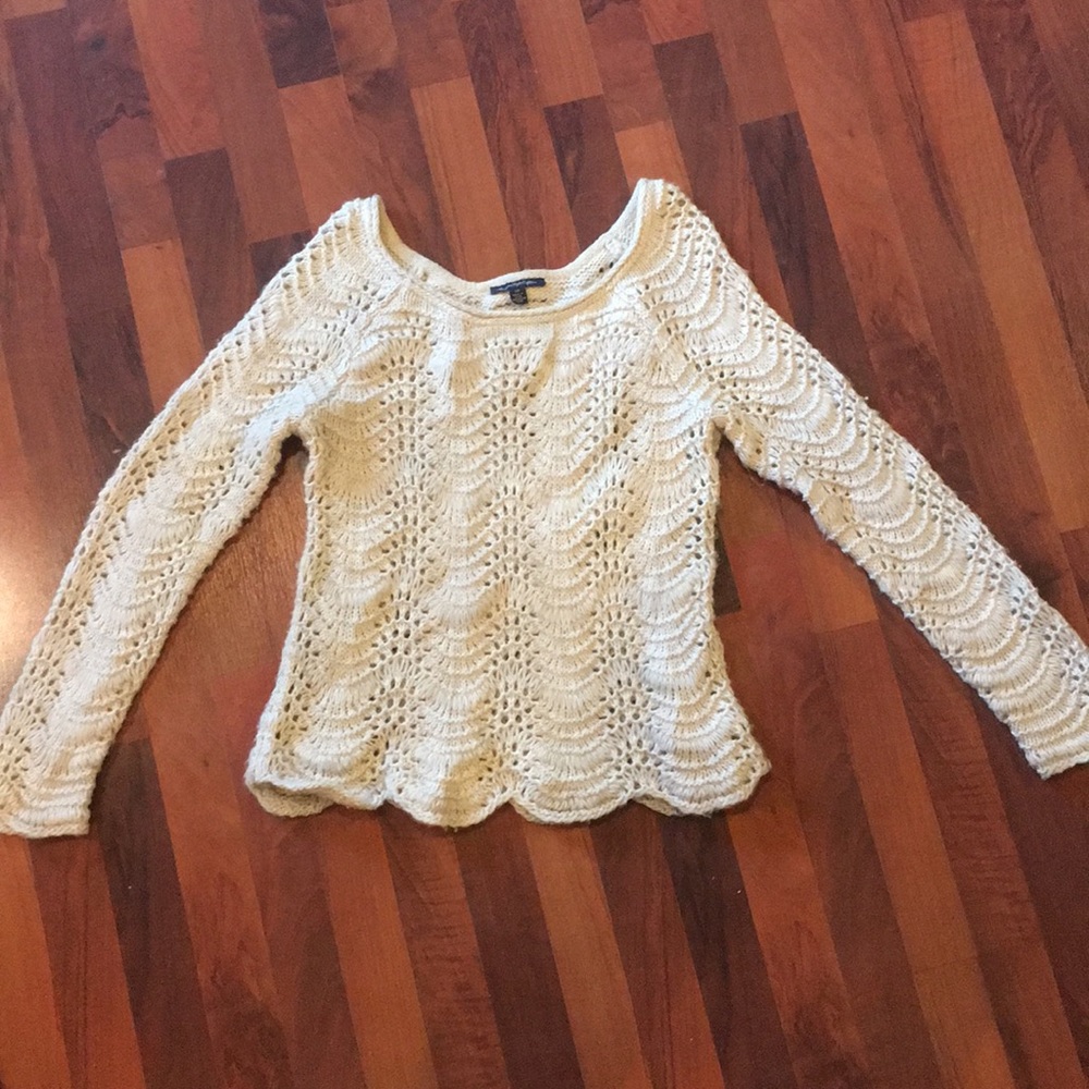 Scalloped AEO Sweater